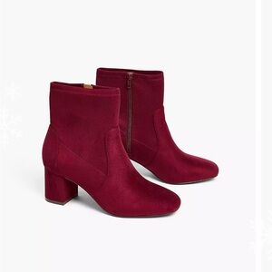 Lane Bryant Sz 10 Wide Width Dream Cloud Stretch Ankle Boot